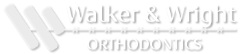 Walker & Wright Orthodontics Logo White Version